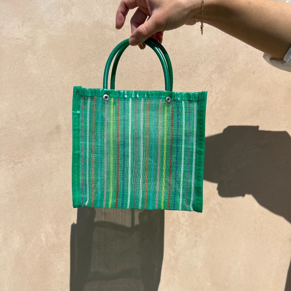 Green Top Handle Bag